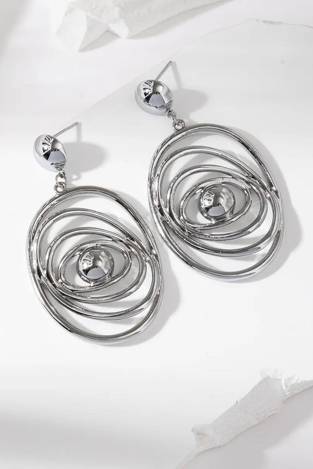 Boucles d'oreilles Calya - Argentée