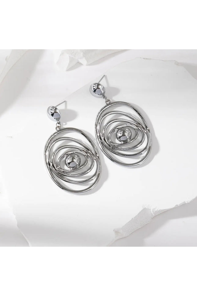 Boucles d'oreilles Calya - Argentée