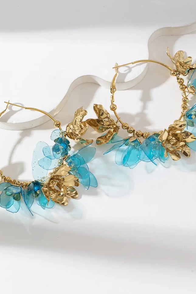 Boucles d'oreilles Aquarelle  - Dorée