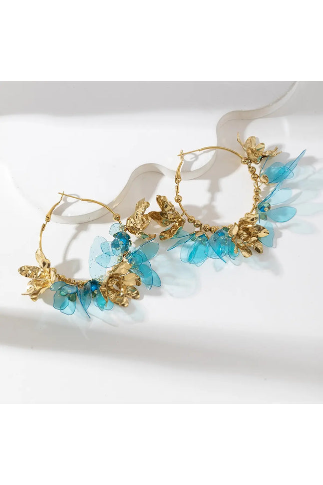 Boucles d'oreilles Aquarelle  - Dorée