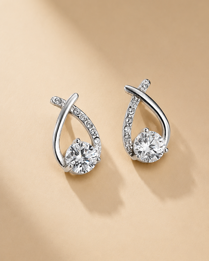 Boucles d'oreilles Méline - Argentée