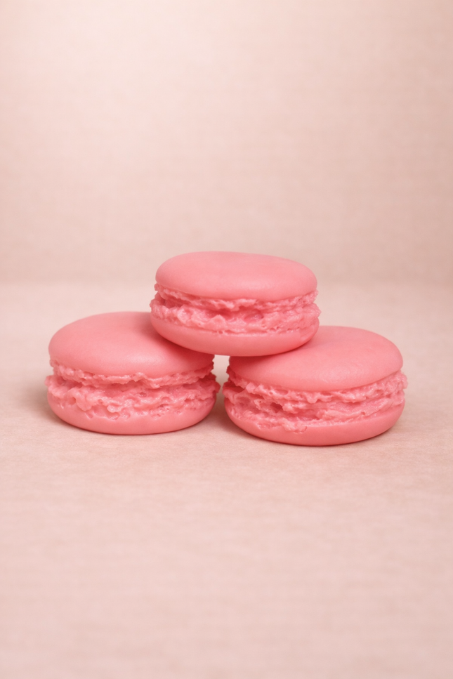 Savon Macaron - Fraise des bois