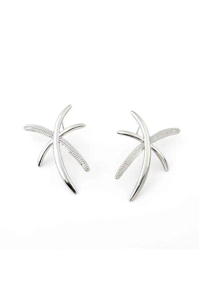 Boucles d'oreilles Célesta - Argentée
