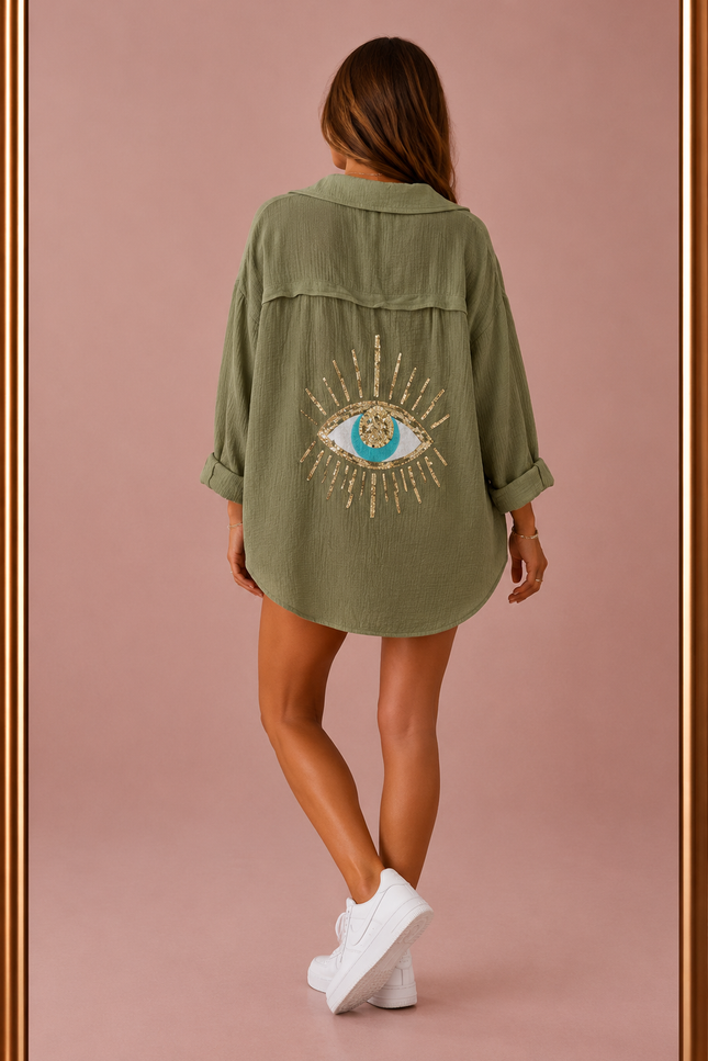 Chemise Oeil - Kaki