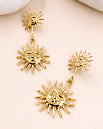 Boucles d'oreilles Éclat - Dorée