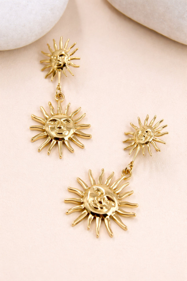 Boucles d'oreilles Éclat - Dorée
