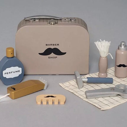 Jeu en bois - Valisette de barbier