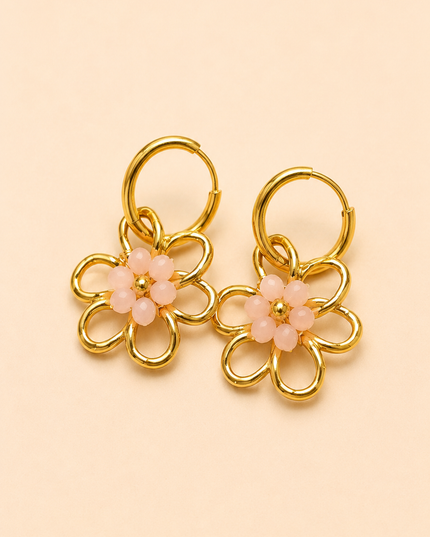 Boucles d’oreilles - Fleur précieuse