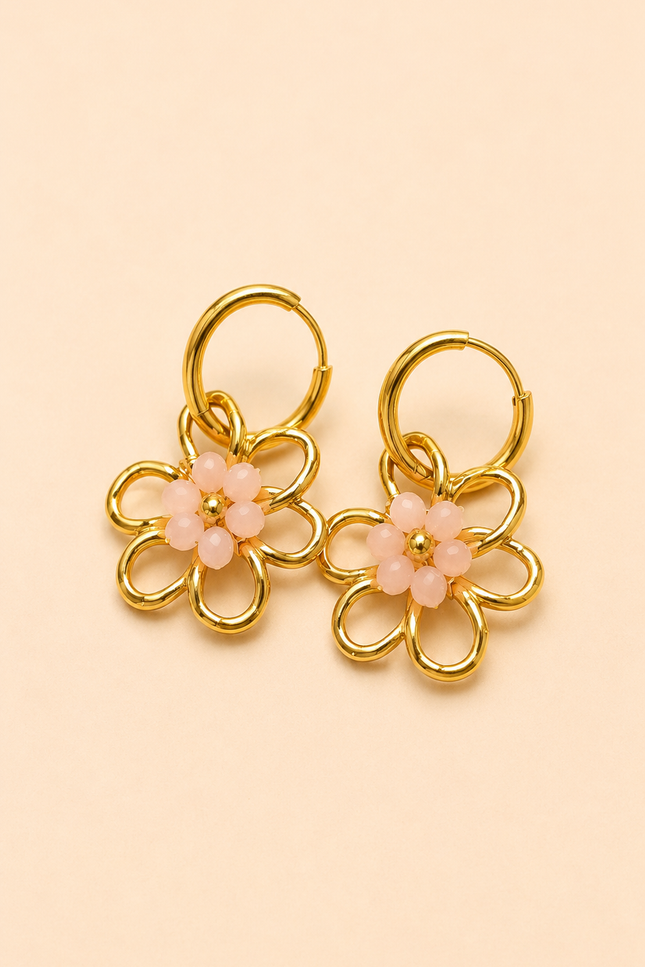 Boucles d’oreilles - Fleur précieuse
