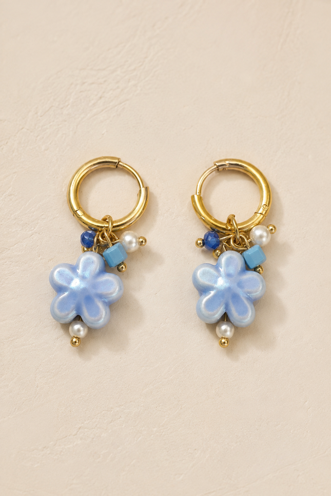Boucles d’oreilles - Bleu horizon