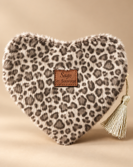 Pochette Léopard - Beige