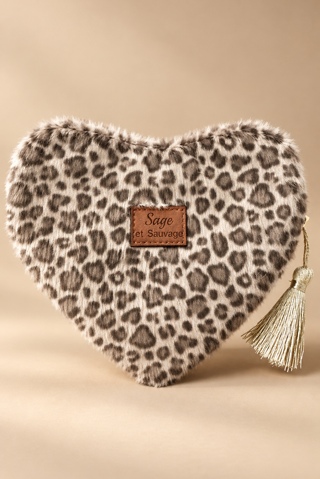 Pochette Léopard - Beige