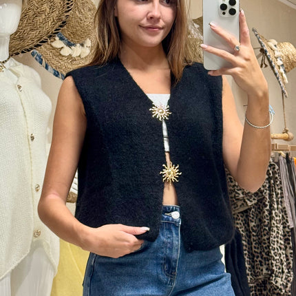 Gilet Alba - Noir