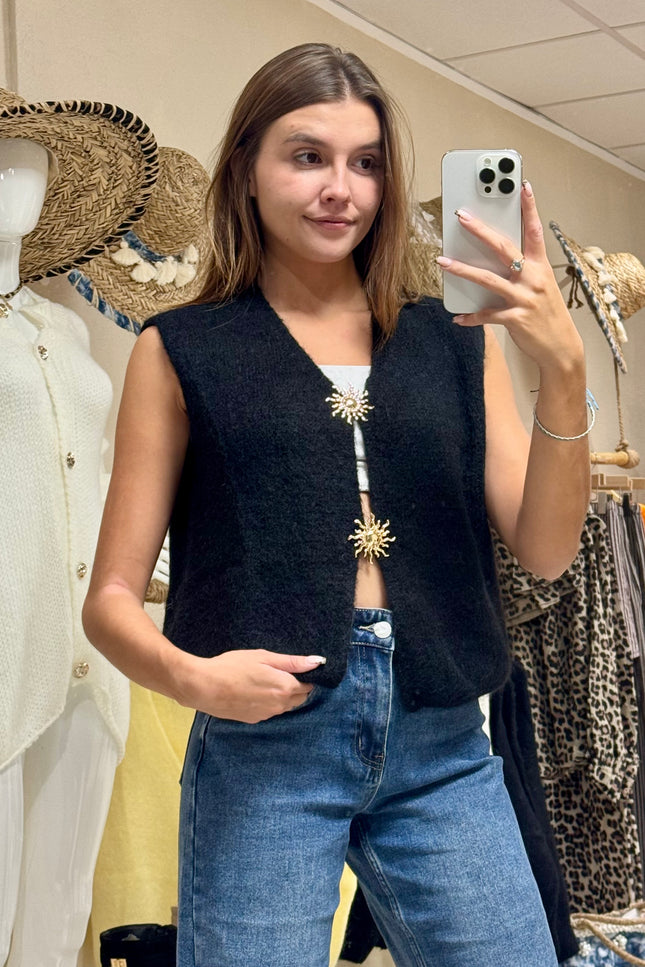 Gilet Alba - Noir