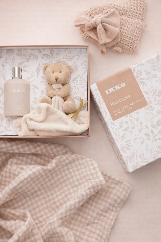 Parfum Bébé Fille & Garçon - Coffret  IKKS Milky Love