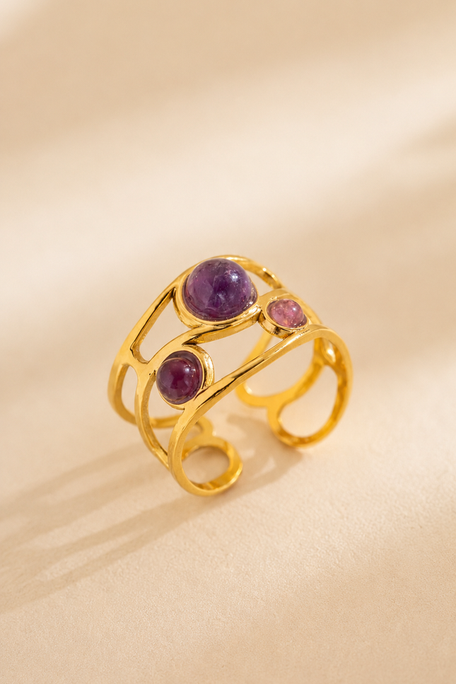 Bague Chany - Mauve