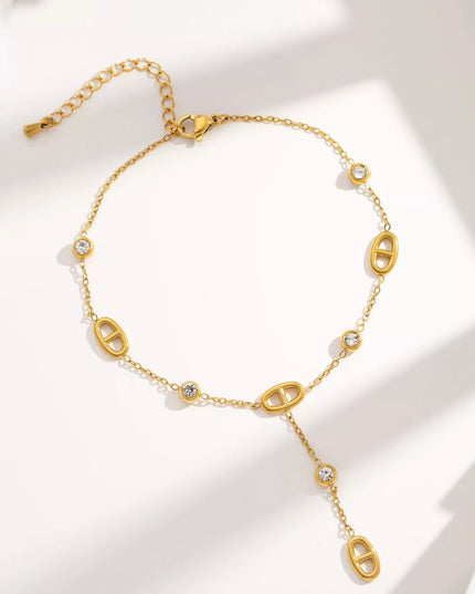Bracelet de cheville Calyra - Doré