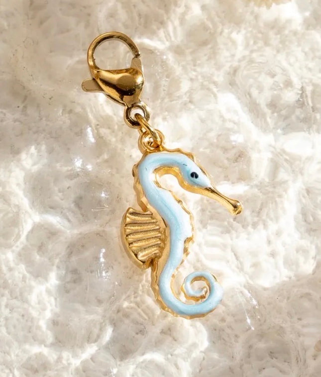 Charm Hippocampe - Doré