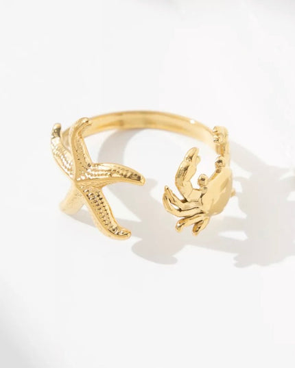 Bague Crustéa - Dorée