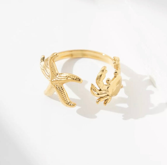 Bague Crustéa - Dorée