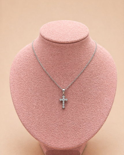 Collier Croix - Argenté