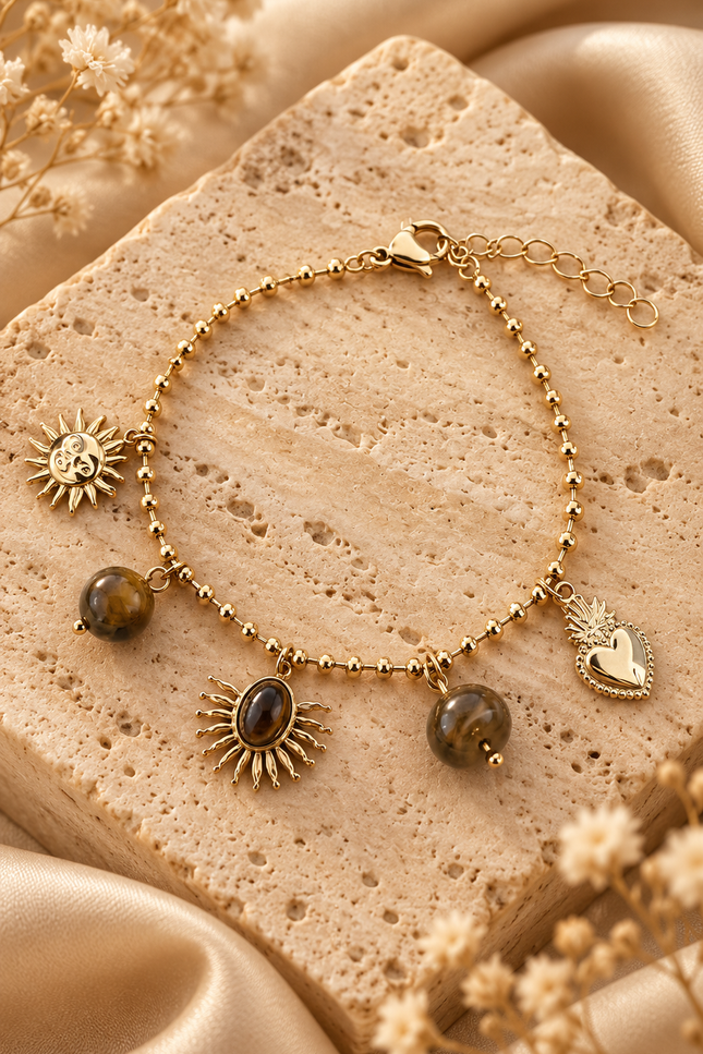 Bracelet Lueur Bohème - Doré