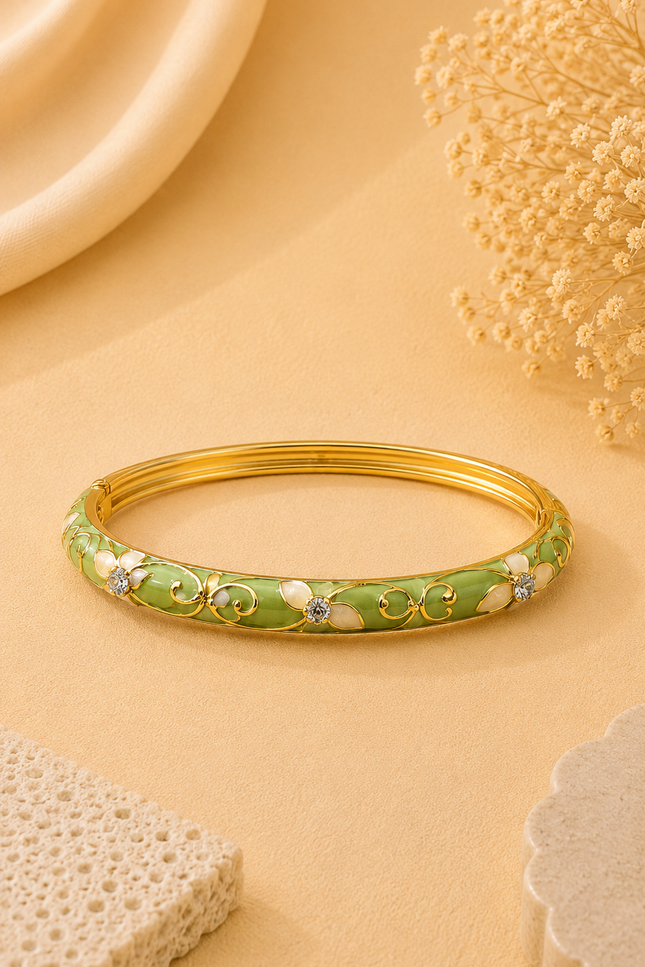 Bracelet Éclat - Vert pomme