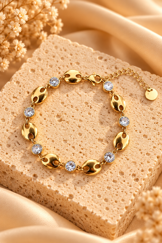 Bracelet Coffee  - Doré