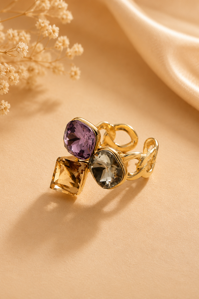 Bague Trilogie - Multicolore
