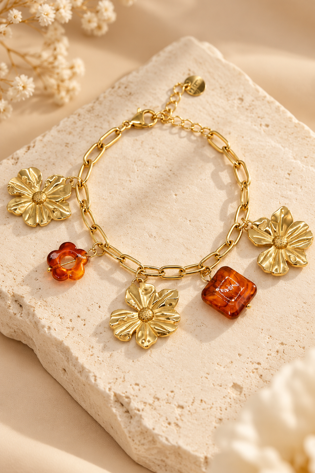 Bracelet Solaire  - Doré