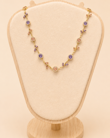 Collier Étincelant - Doré