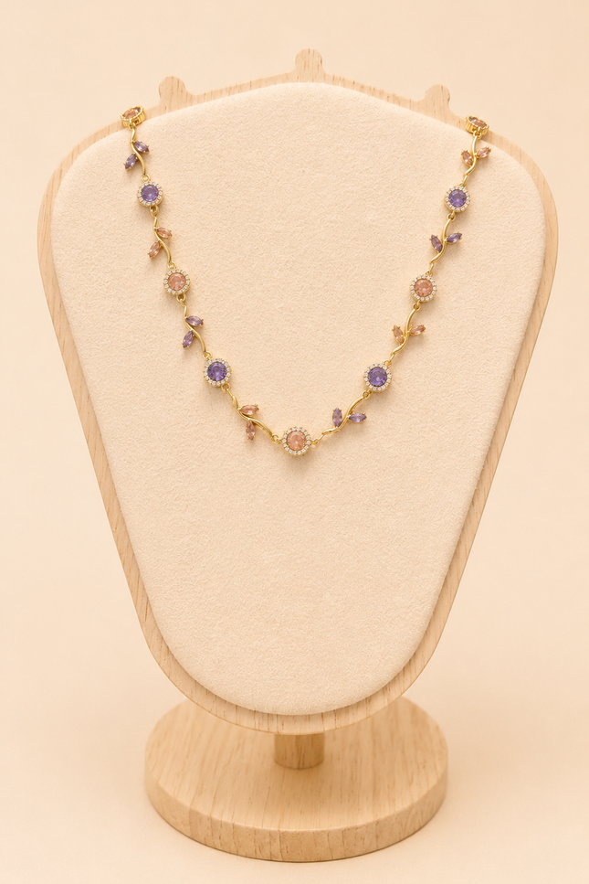 Collier Étincelant - Doré