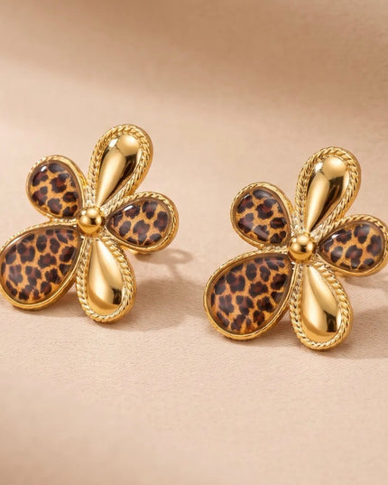 Boucles d’oreilles Féline - Dorée