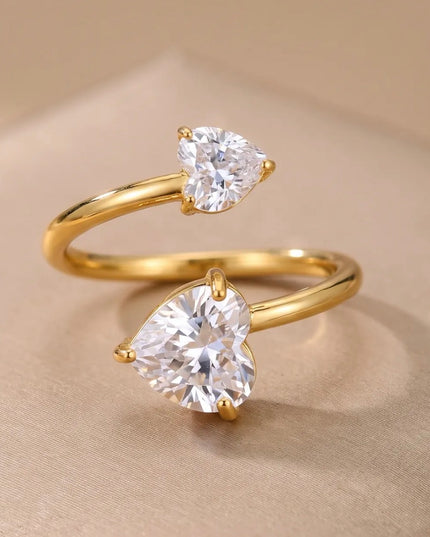 Bague Toi et Moi - Dorée
