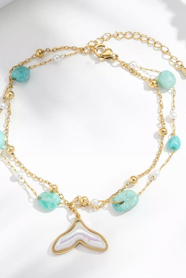 Bracelet de cheville Sirena - Doré