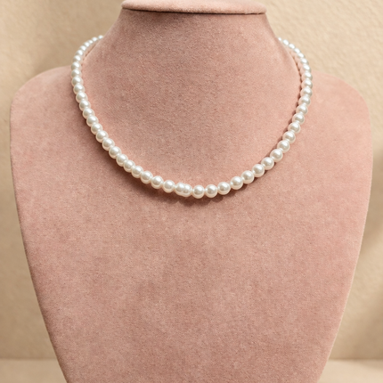 Collier Perle royale - Doré