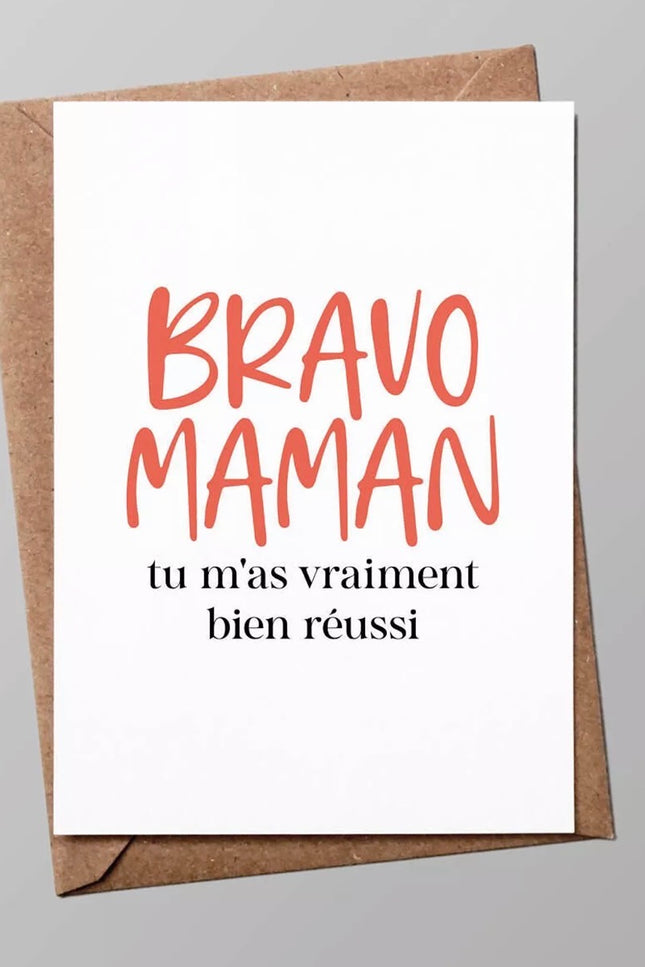 Carte - Bravo Maman