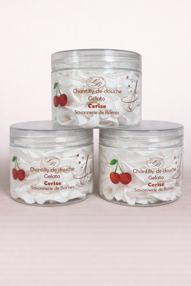 Chantilly de douche - Cerise