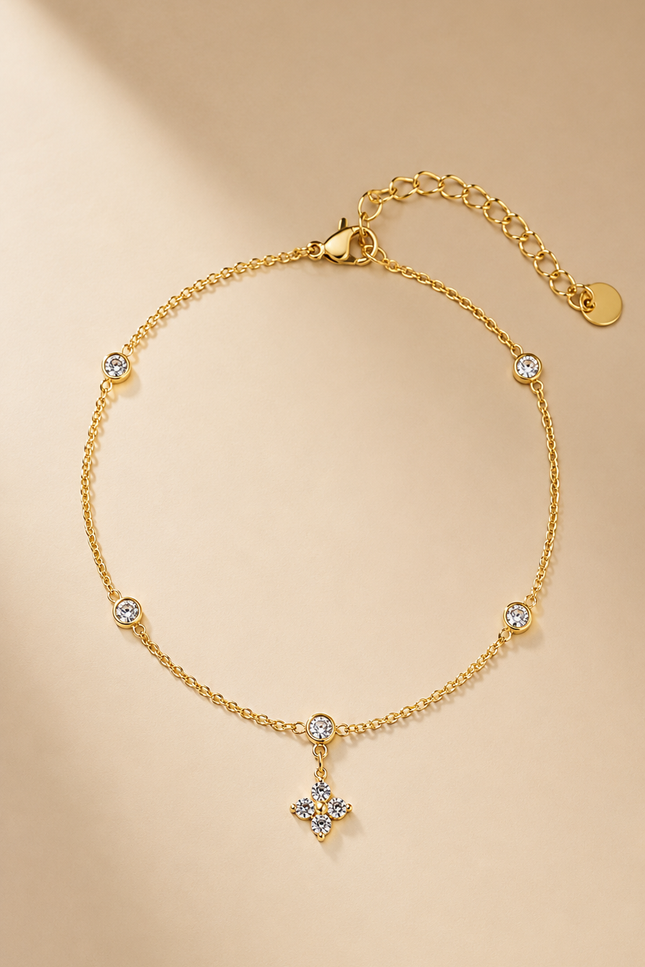 Bracelet de cheville Chancia - Doré