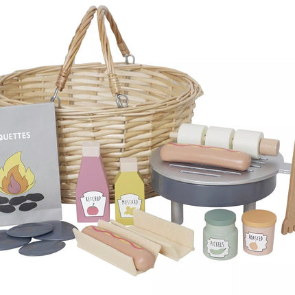 Jeu en bois - Set de barbecue