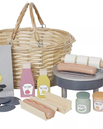 Jeu en bois - Set de barbecue