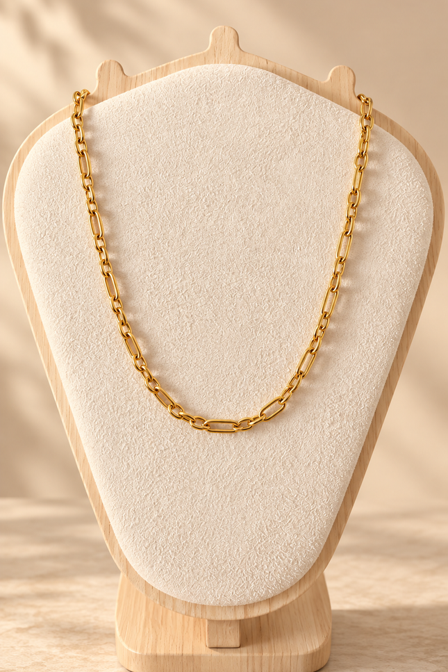 Collier Charm Lou  - Doré