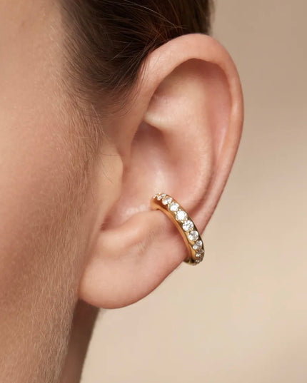 Earcuff constellation - dorée blanc
