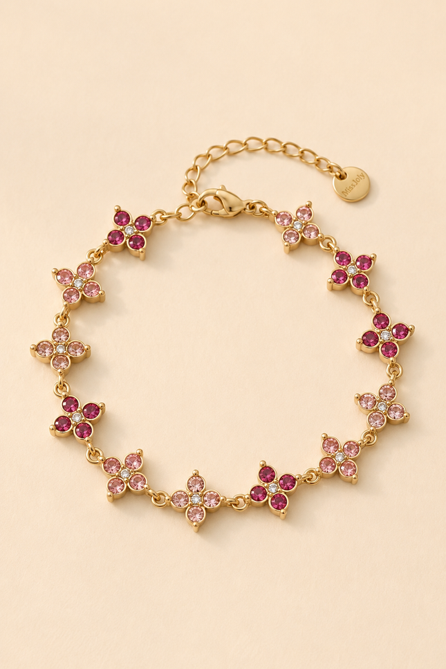 Bracelet Fleur Rosée