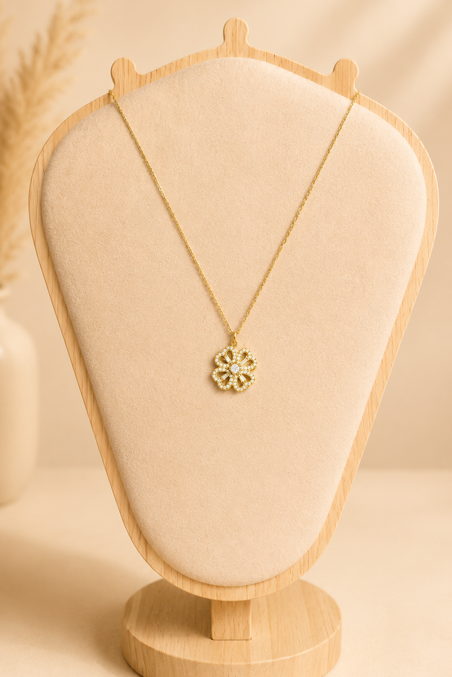 Collier Anti stress Mya - Doré
