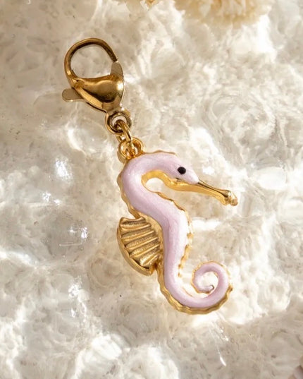 Charm Hippocampe - Doré