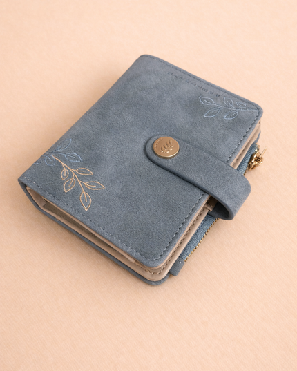 Portefeuille Boho - Bleu