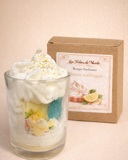 Mini Bougie gourmande  - Citron meringué
