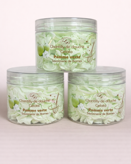 Chantilly de douche - Pomme verte