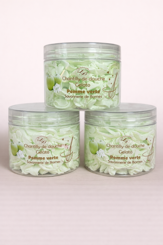 Chantilly de douche - Pomme verte